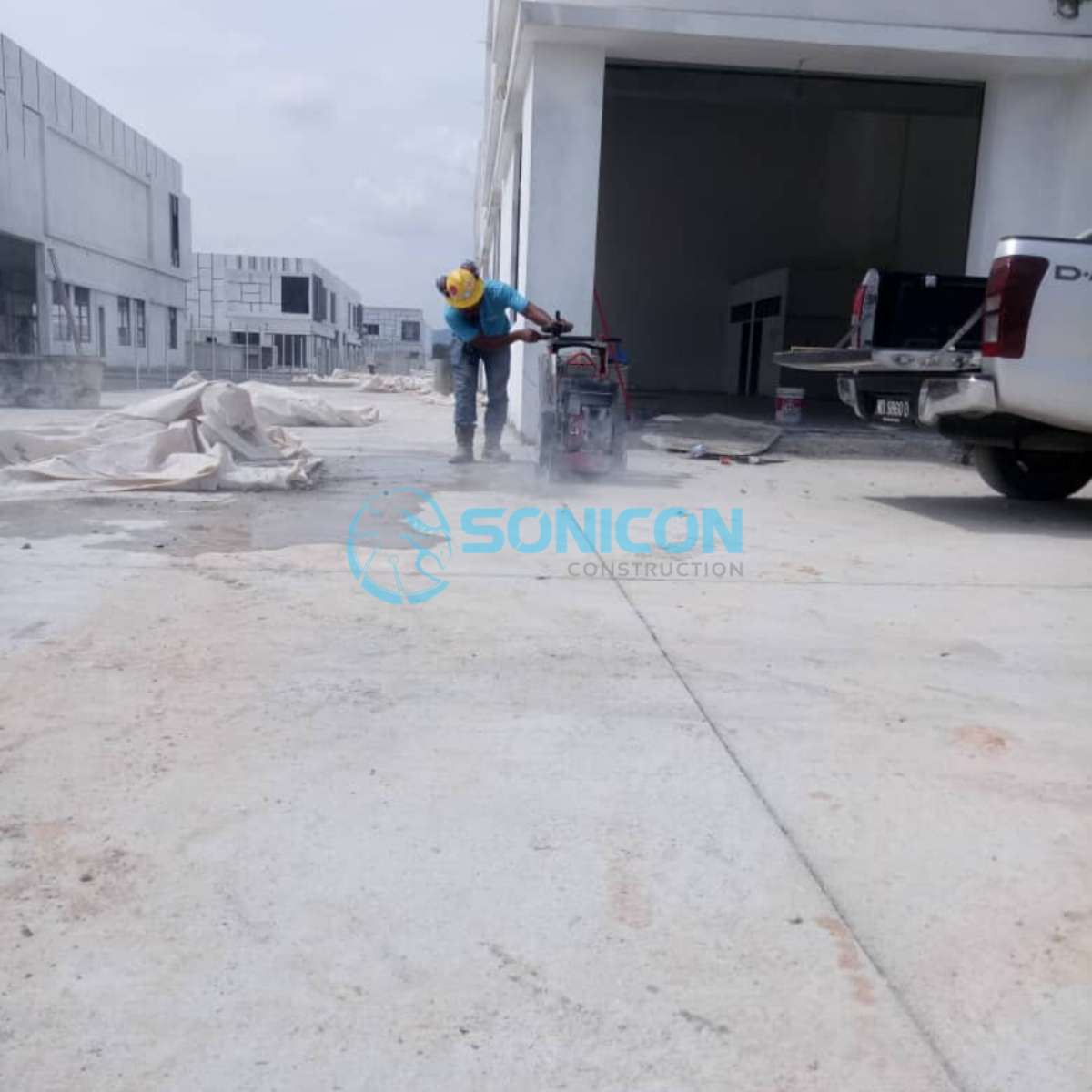 Sonicon Diamond Floor Cutting