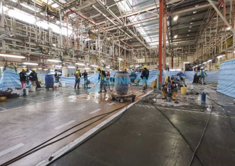 Sonicon Diamond Floor Cutting