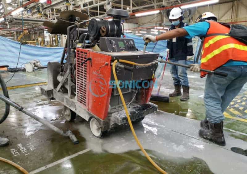 Sonicon Diamond Floor Cutting