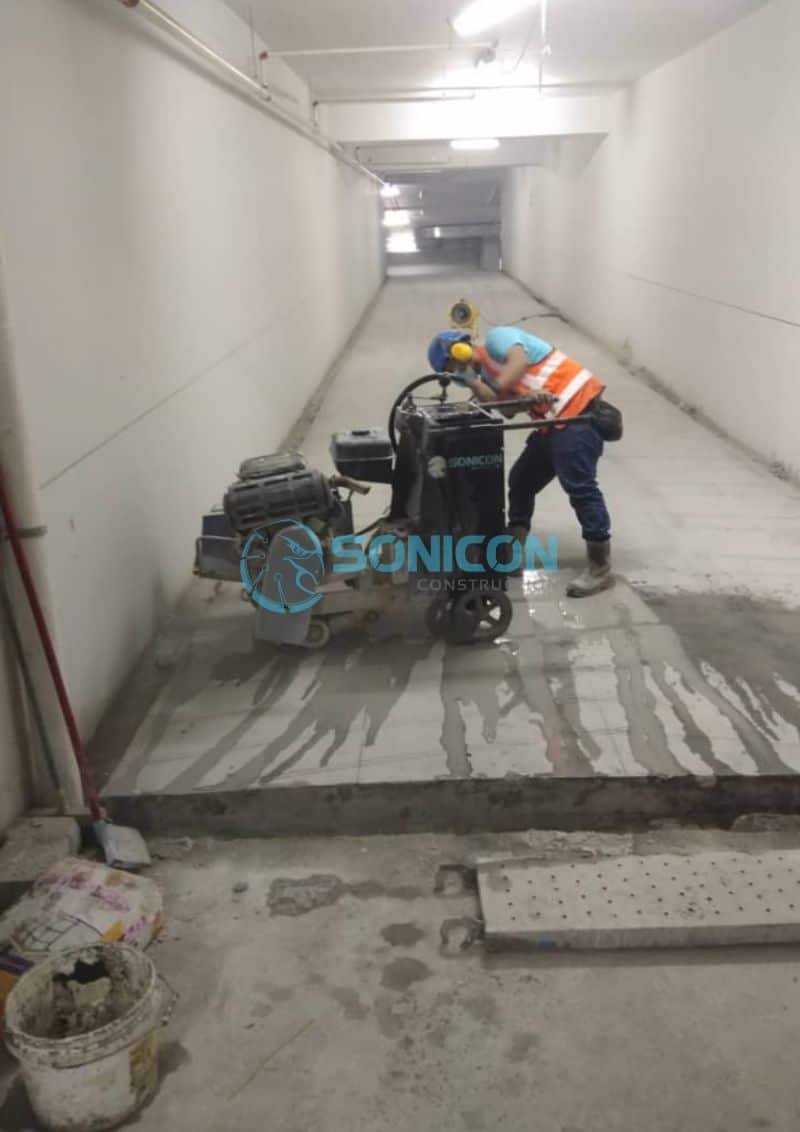 Sonicon Diamond Floor Cutting