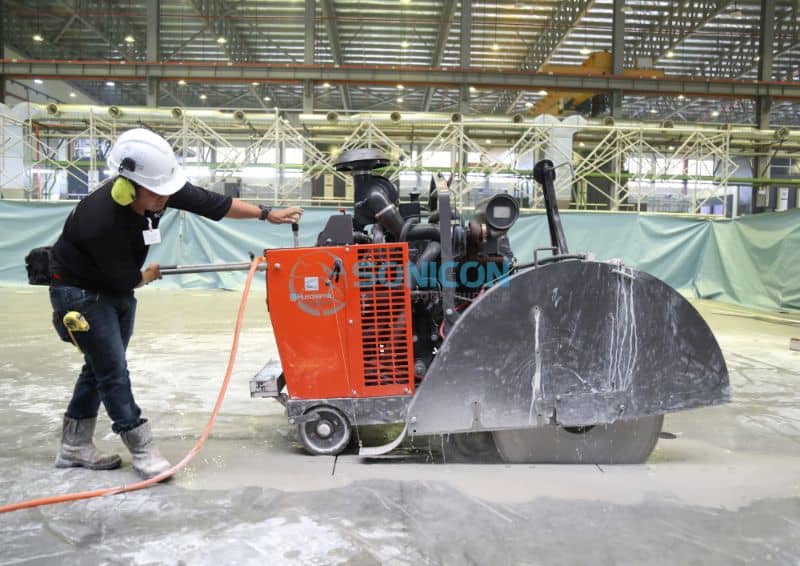 Sonicon Diamond Floor Cutting