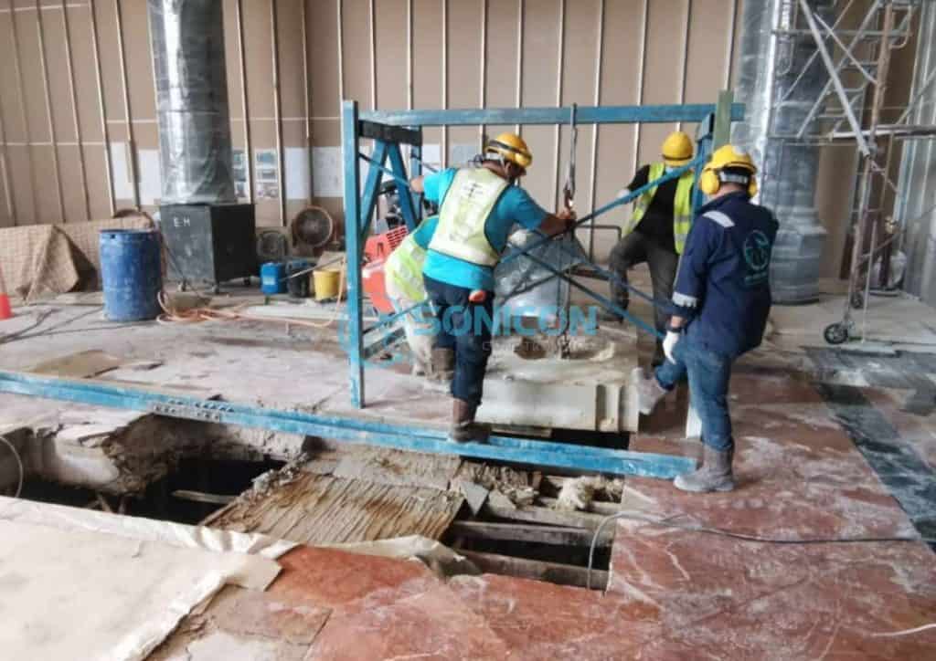 Sonicon Diamond Slab Cutting | Floor Sawing | Sonicon Construction