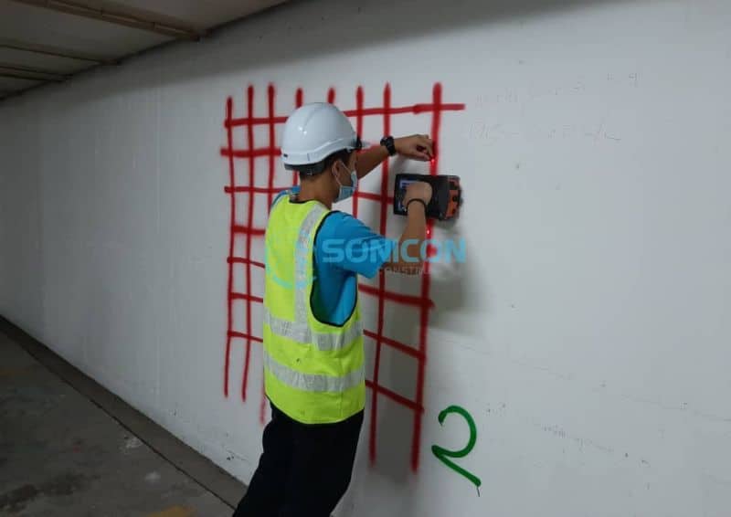 Travelodge Hotel Scanning | Concrete Scanning | Concrete Test | GPR Ground Penetrating Radar | Sonicon Construction