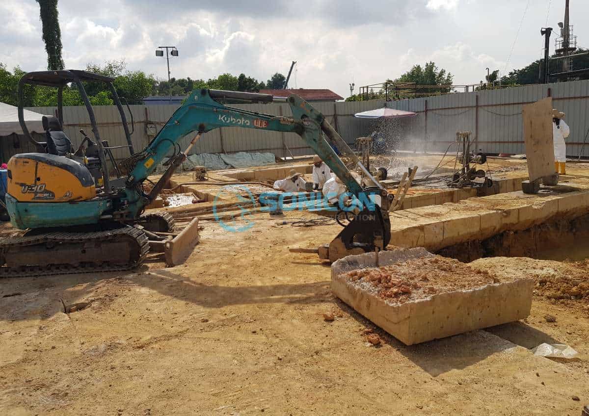 Sonicon Diamond Wire Sawing