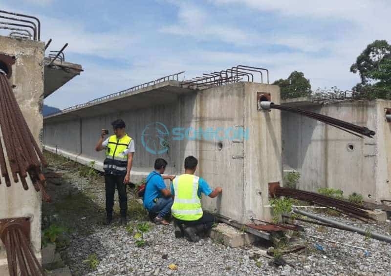 Kuala Krai Highway Scanning Concrete Scanning | Concrete Test | GPR Ground Penetrating Radar | Sonicon Construction