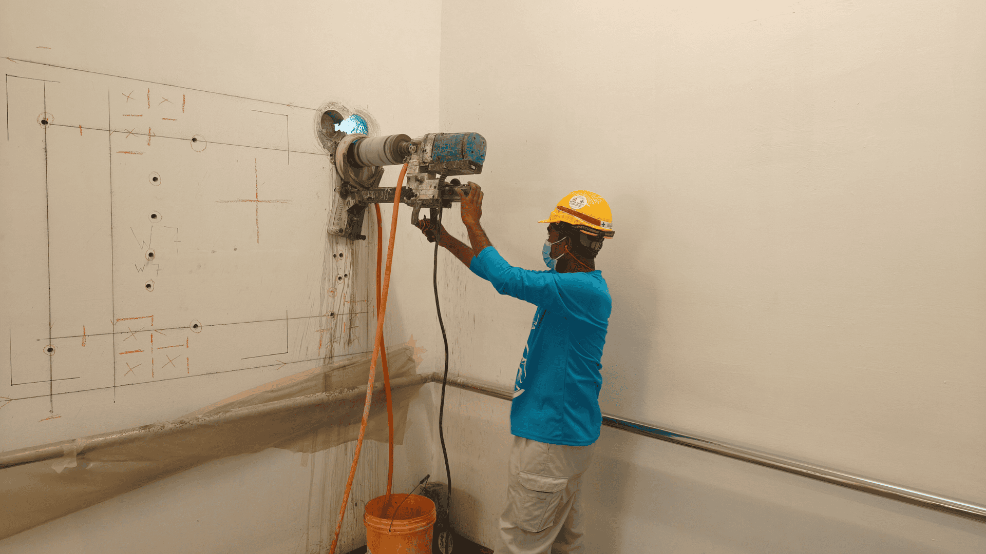 Sonicon Concrete Cutting Refurbishment Rectification Scanning Surface Preparation Solution Wall Saw
